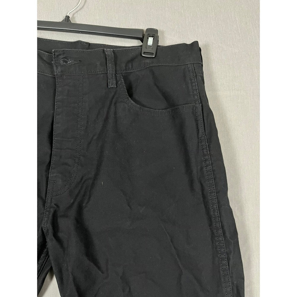 Levi's Workwear Fit Mens Canvas Pants 32x30 511 Slim Fit Black Stretch EUC - Picture 6 of 12